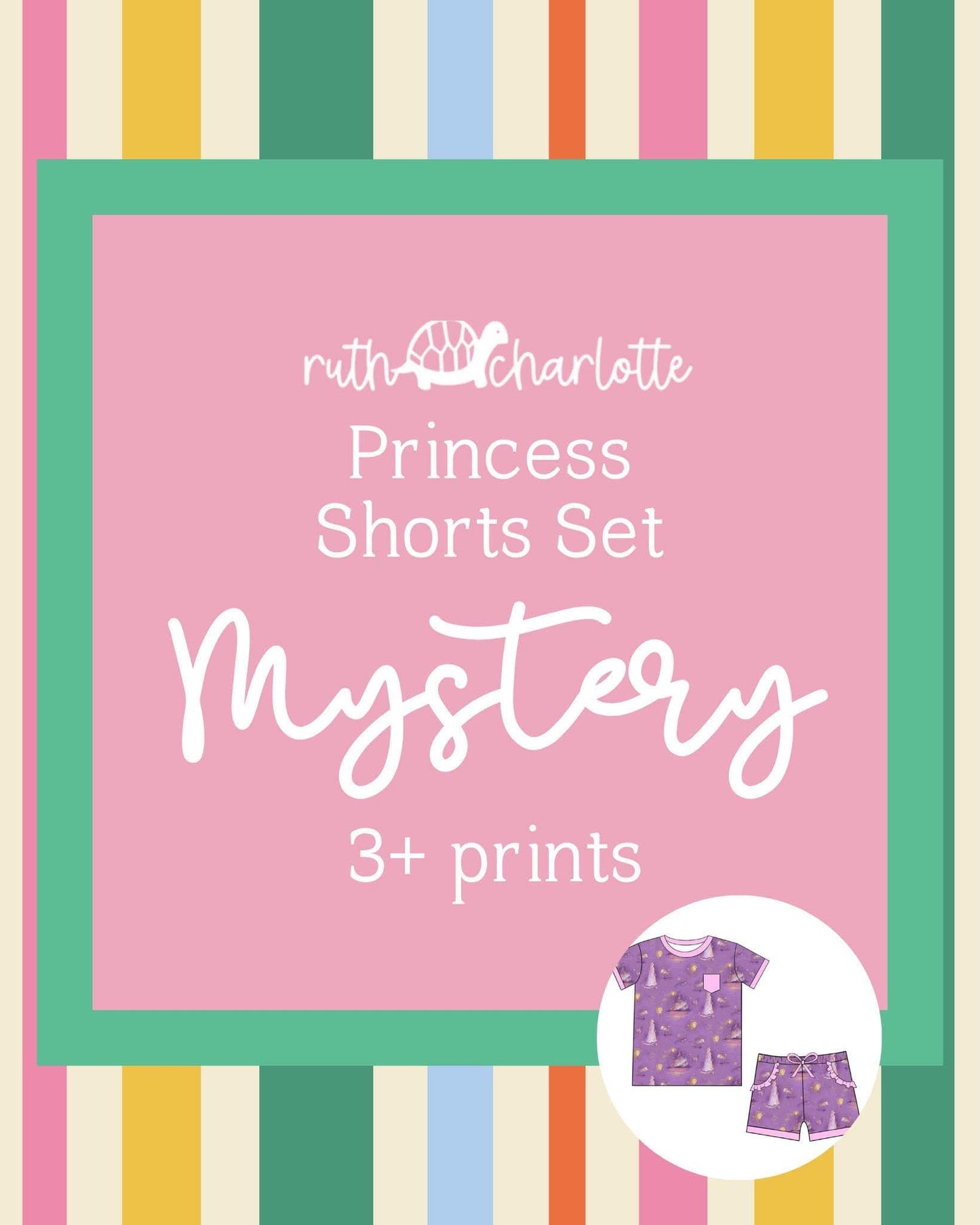 (2026 Mystery Princess) Short Sleeve Set (3+ possible prints)