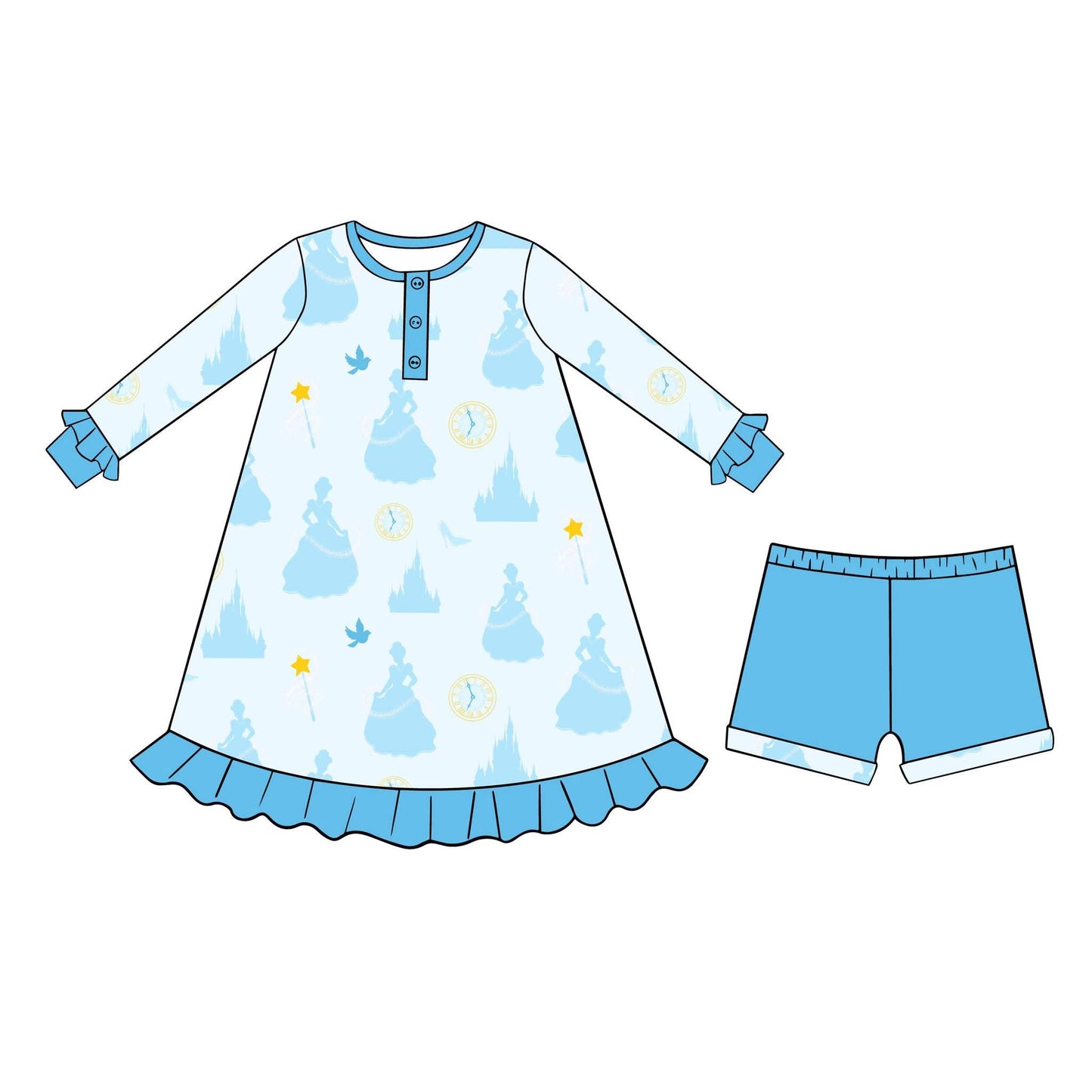 Extras (2025 Princess 4) Glass Slipper Gown