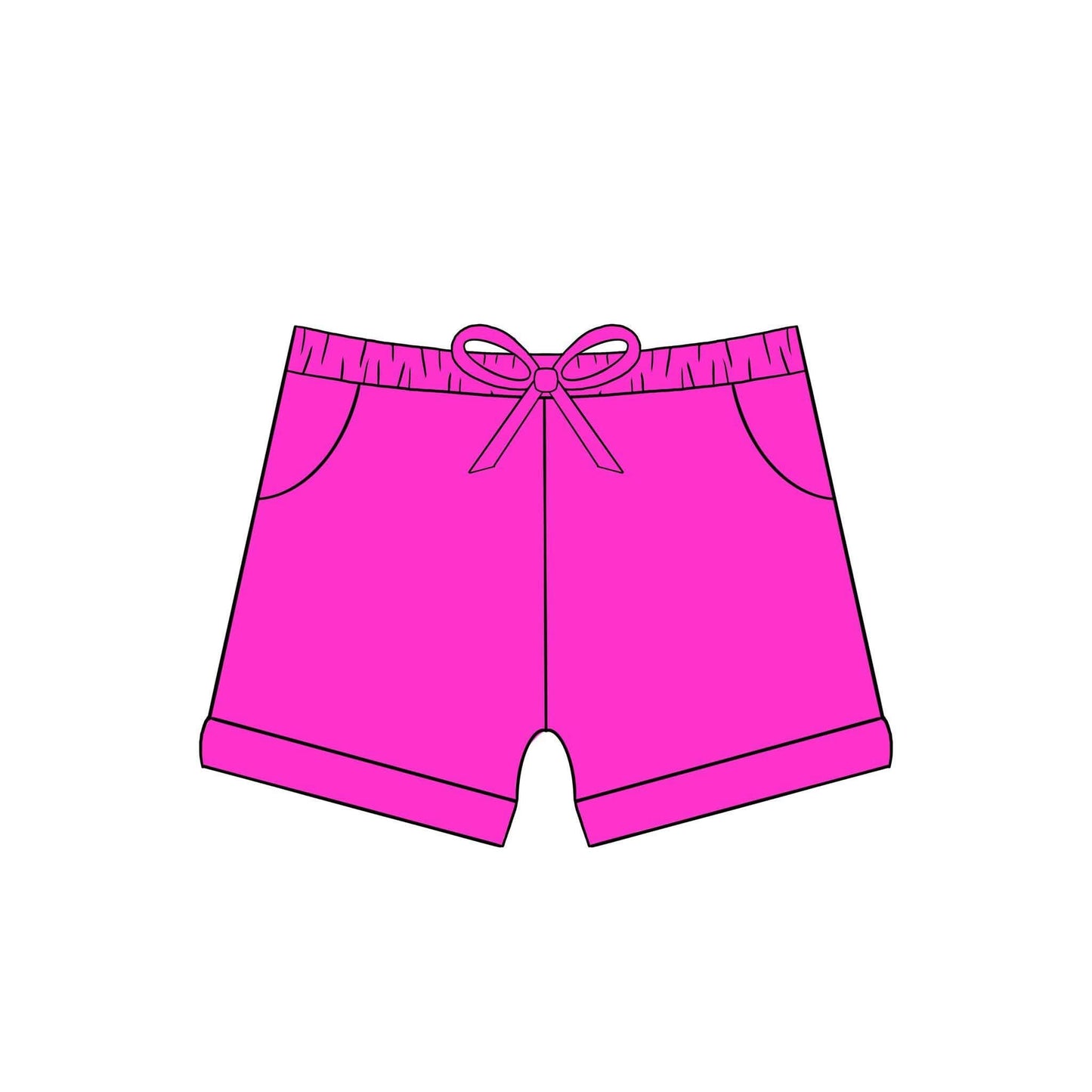 Extras (2026 BYOB) Hot Pink Shorties
