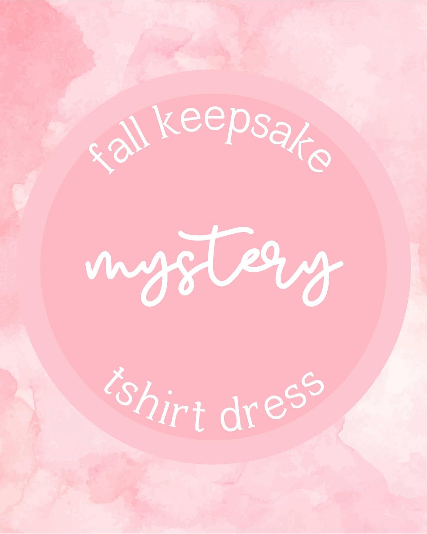 (2026 Fall Keepsake Collection) Mystery T-Shirt Dress