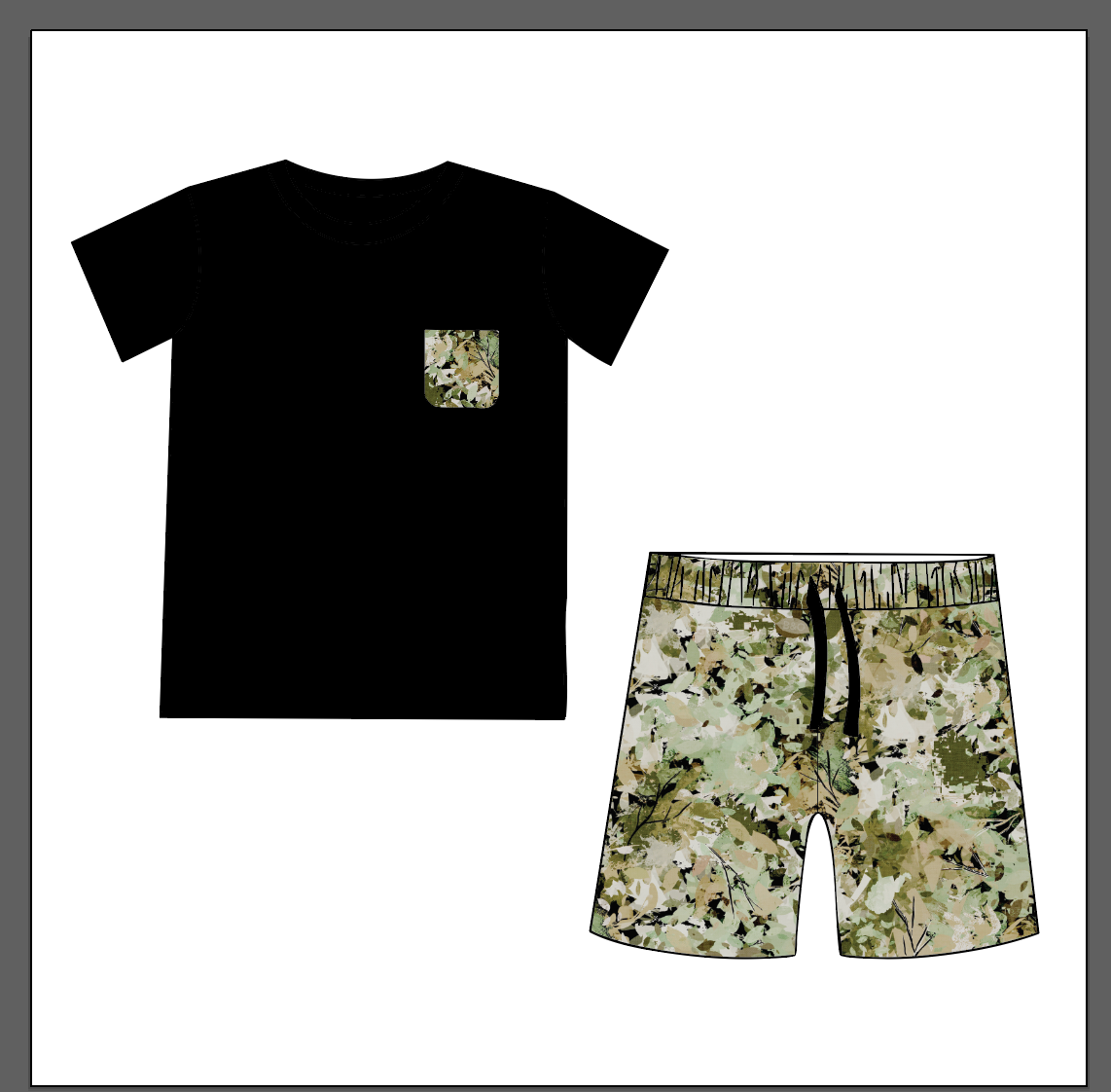 (2026 Country Roads) Boy Short Set