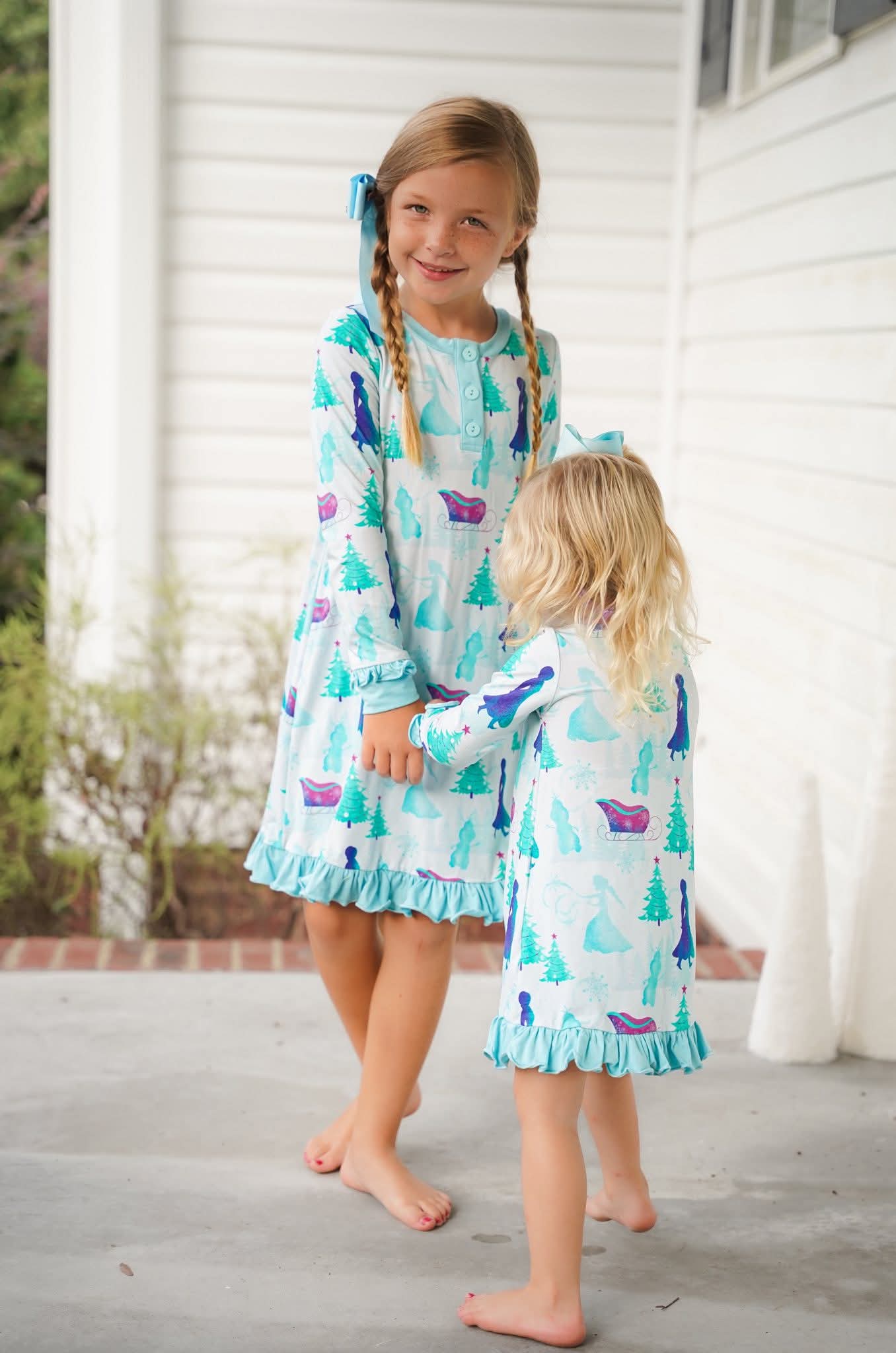 Extras (2025 Winter Ice Sisters) Long Sleeve Gown