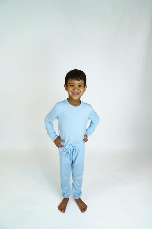 RTS (2025 Bunnies) Blue Long Sleeve 2pc