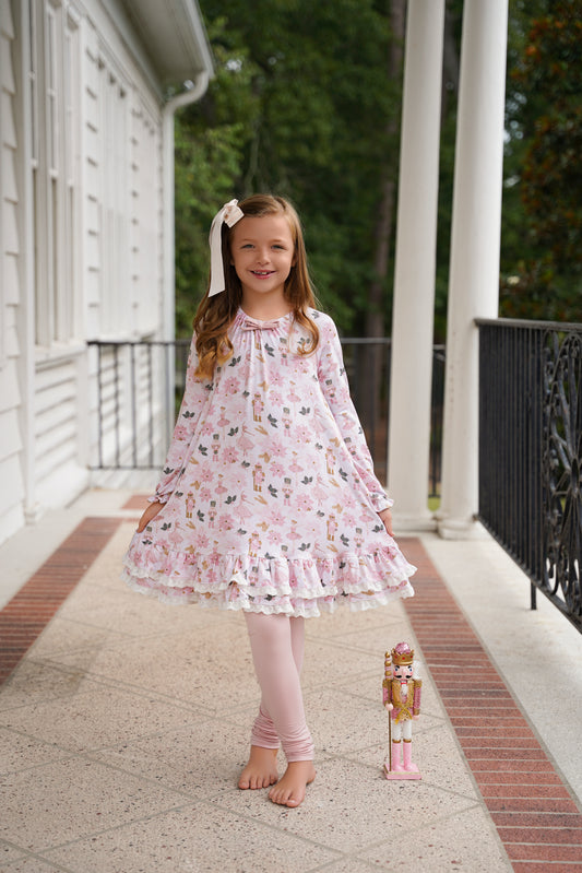 (2026 Nutcracker) Long Sleeve Comfort Dress