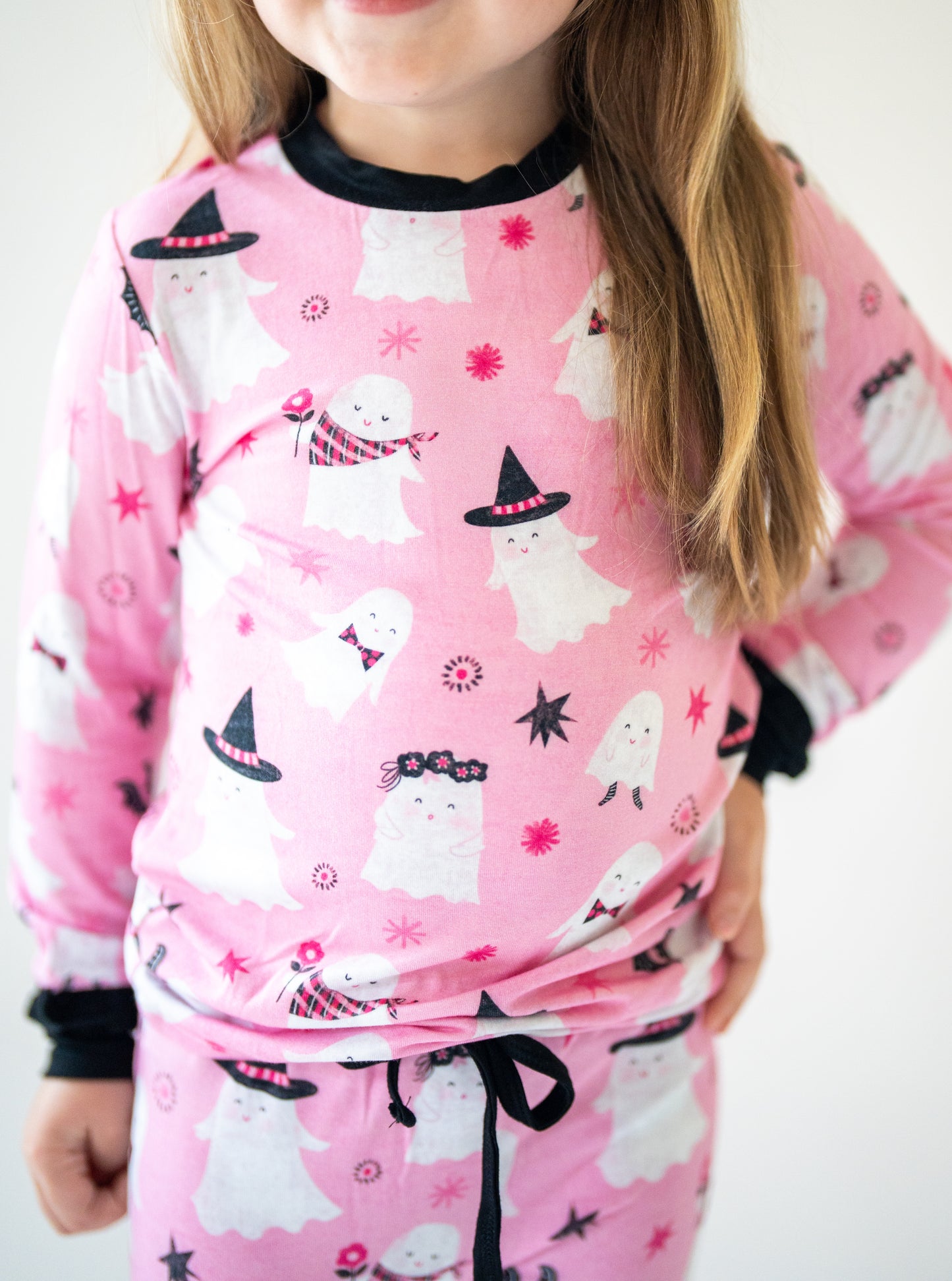 (2026 Halloween Lounge) Ghost Long Sleeve Set