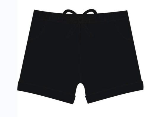 (2026 Bamboo Shorties) Black