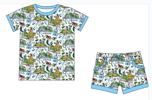 (2026 Storybook Princesses) Short Sleeve Lounge