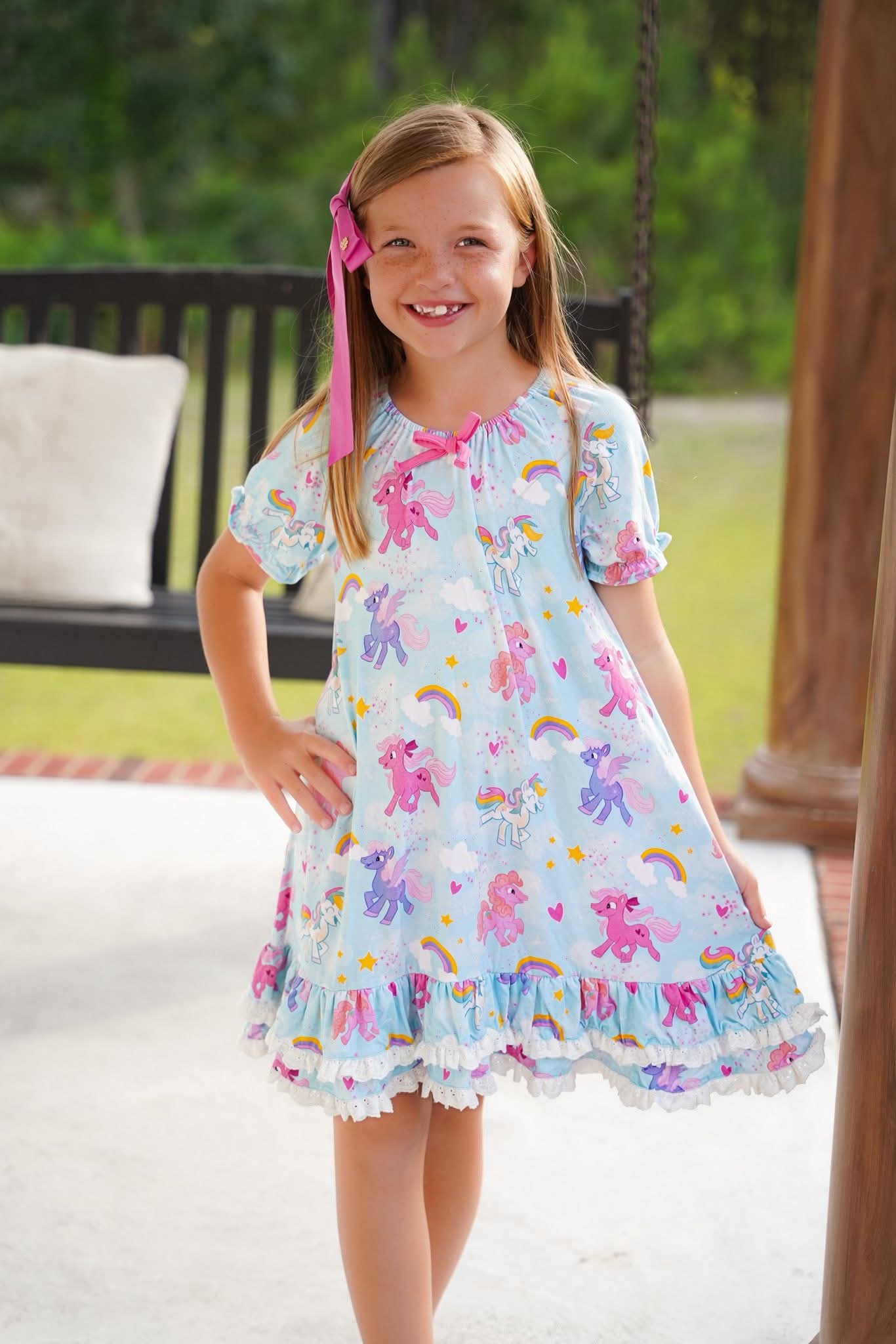 (2026 Pony Friends) Short Sleeve Gown
