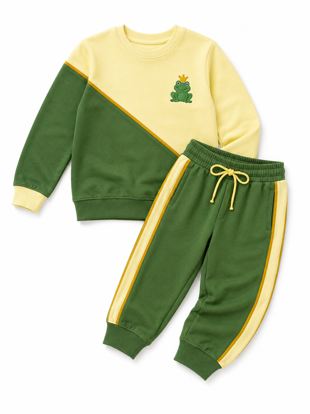 (2026 Princess Bamboo Sets) Frog Prince Long Sleeve Set