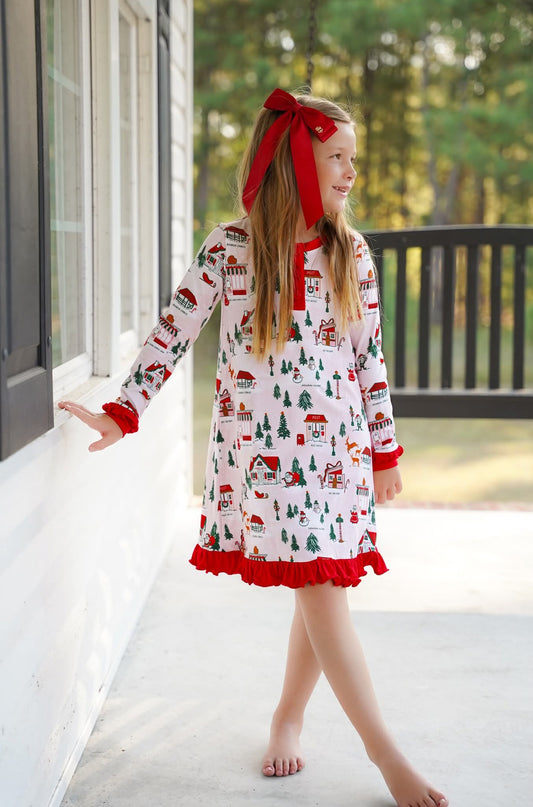 "Extras (2025 Santa's Village)Long Sleeve Gown