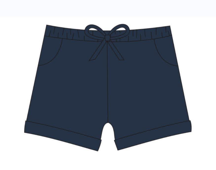 (2026 Bamboo Shorties) Navy