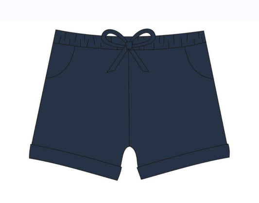 (2026 Bamboo Shorties) Navy