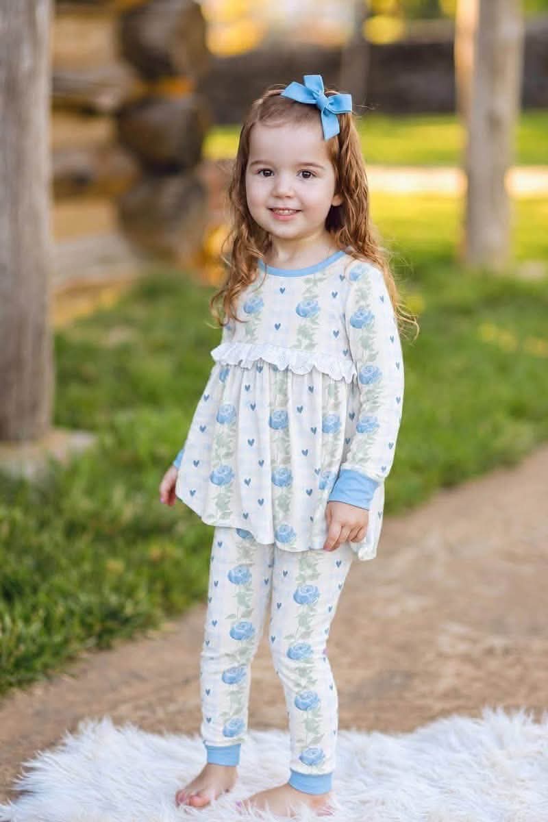 (2026 Winter Keepsake) Winter Floral Long Sleeve Set