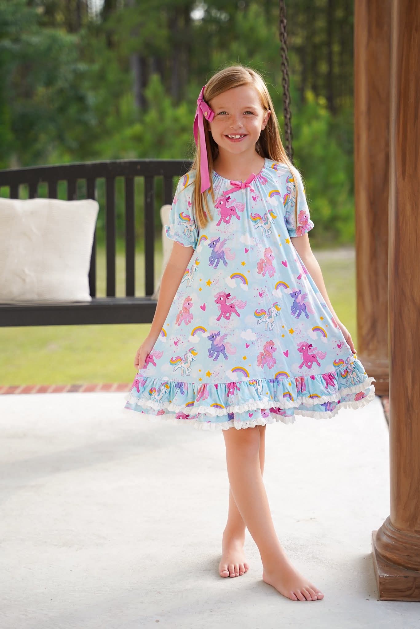 (2026 Pony Friends) Short Sleeve Gown