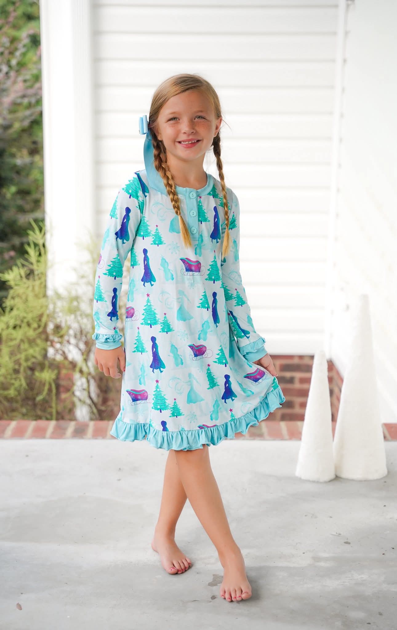 Extras (2025 Winter Ice Sisters) Long Sleeve Gown