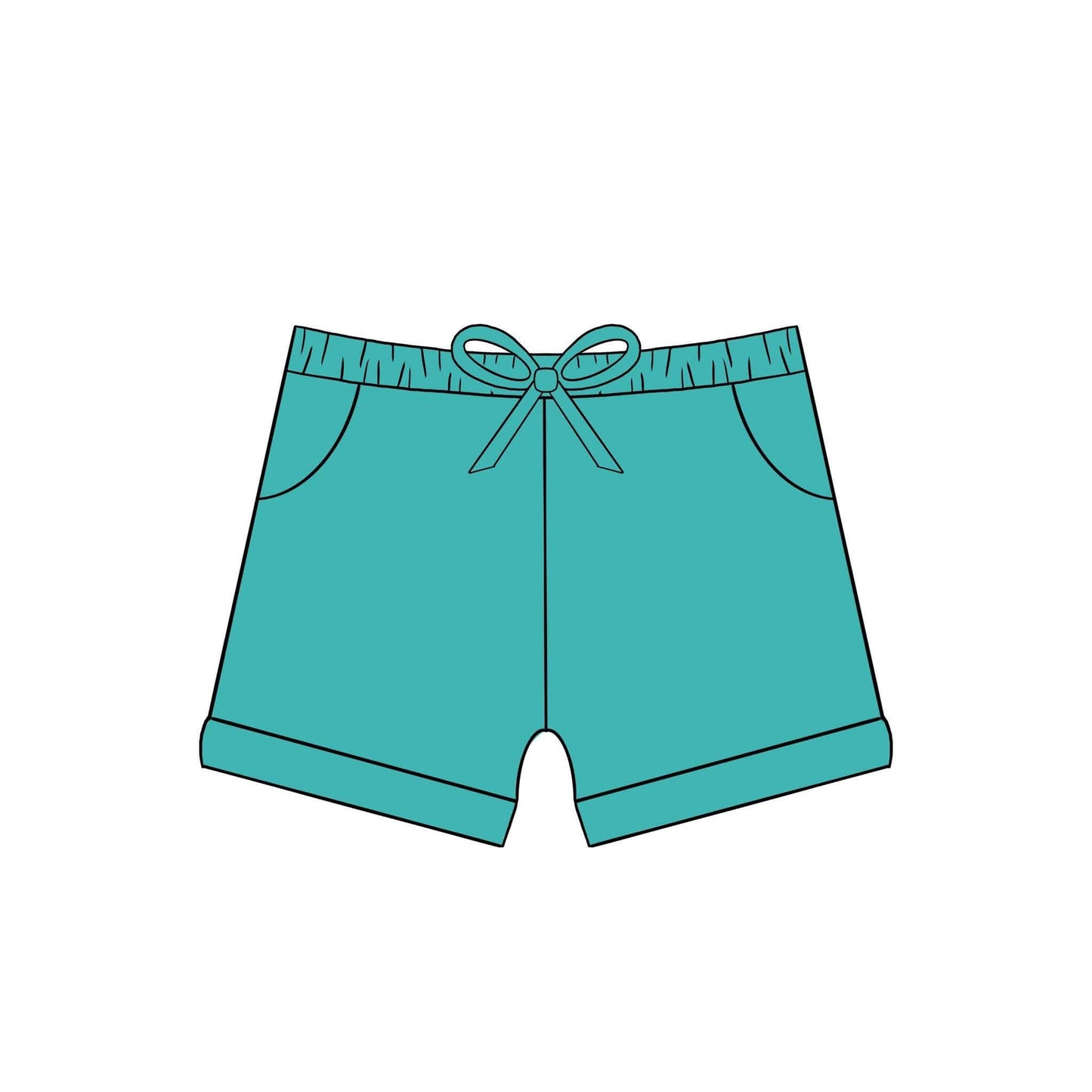 Extras (2026 BYOB) Teal Shorties