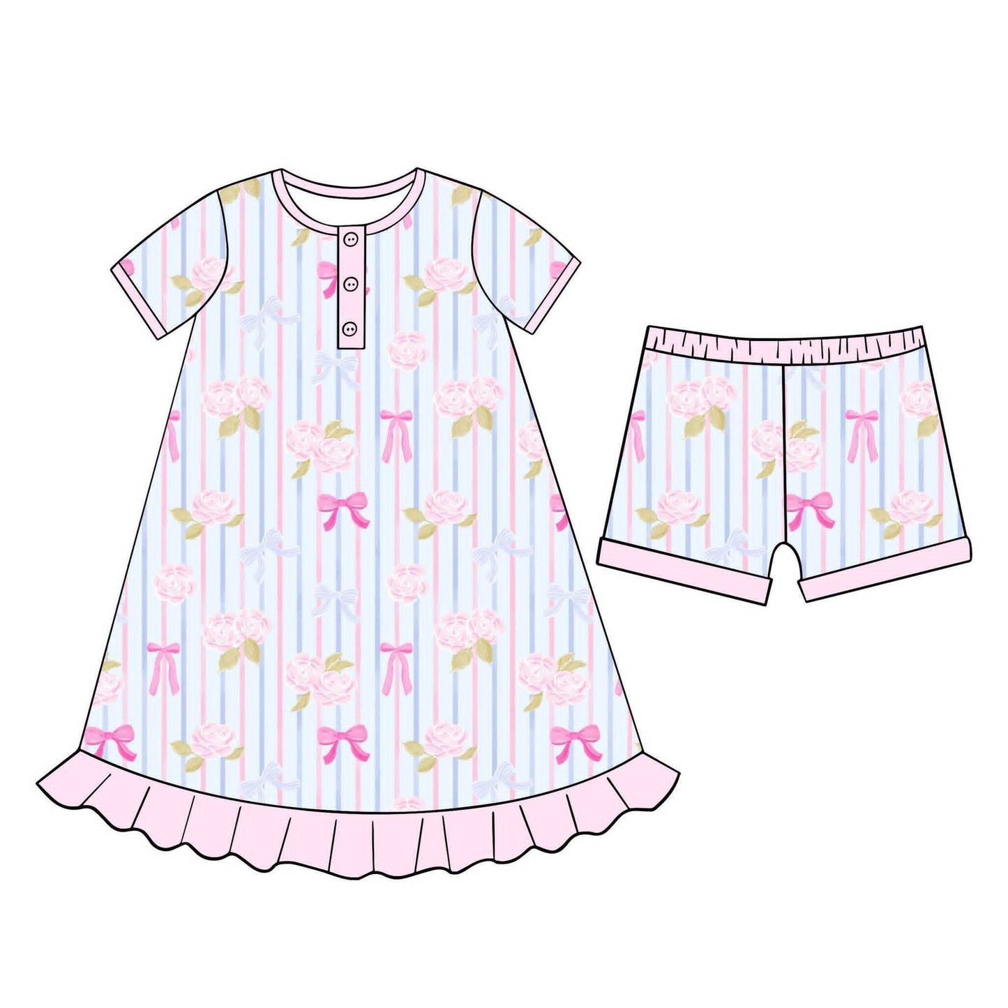 Extras (2026 Keepsake Collection) Short Sleeve Gown