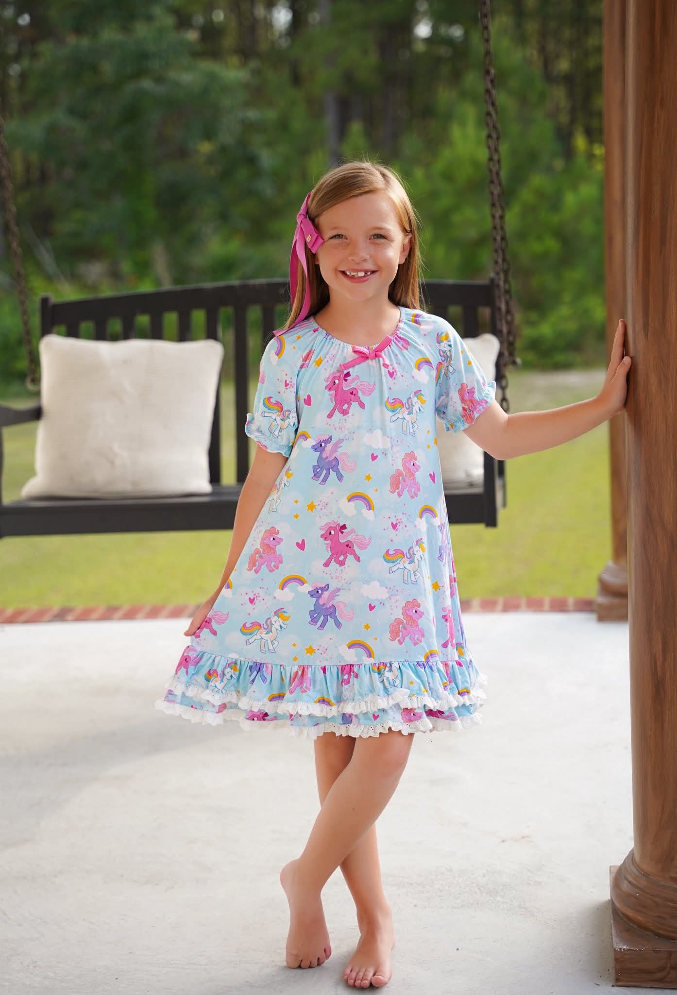 (2026 Pony Friends) Short Sleeve Gown