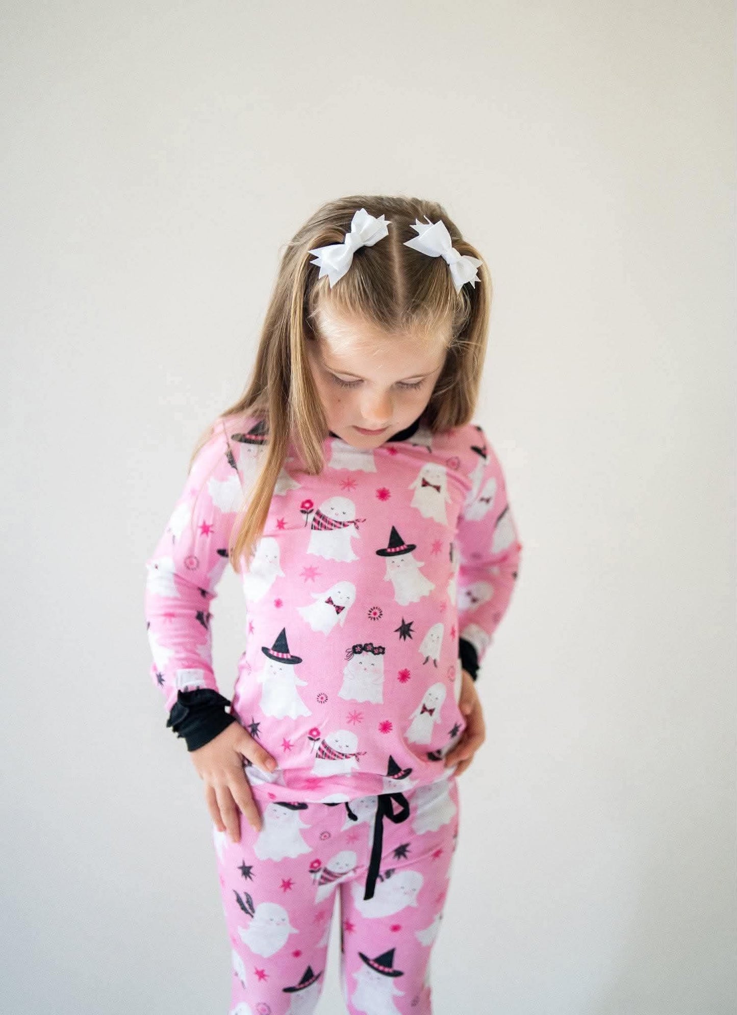 (2026 Halloween Lounge) Ghost Long Sleeve Set