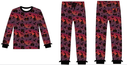 EXTRAS(2026 Halloween Collection) Haunted House Long Sleeve Comfort Set