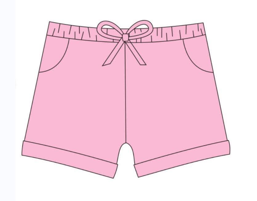 (2026 Bamboo Shorties) Pink