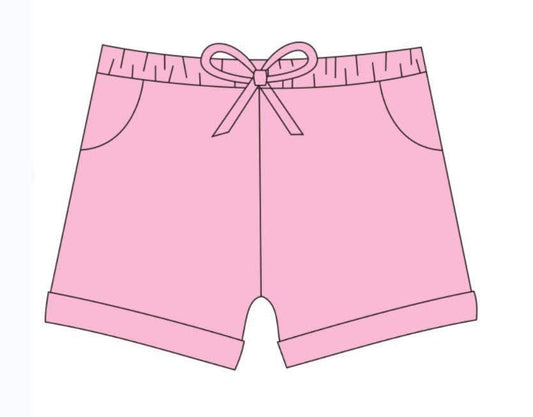 (2026 Bamboo Shorties) Pink