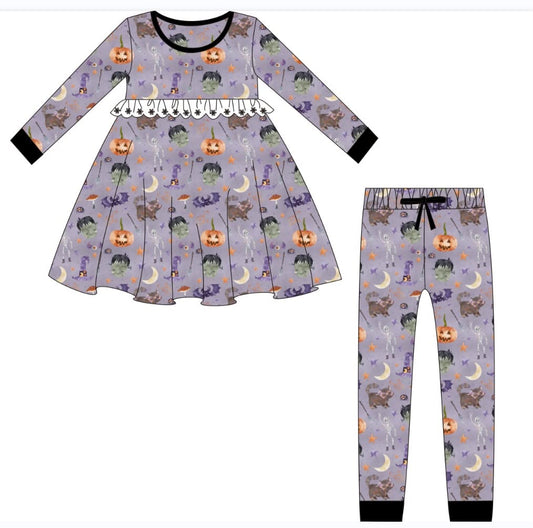 EXTRAS(2026 Halloween Collection) Monster Mash Long Sleeve Comfort Set