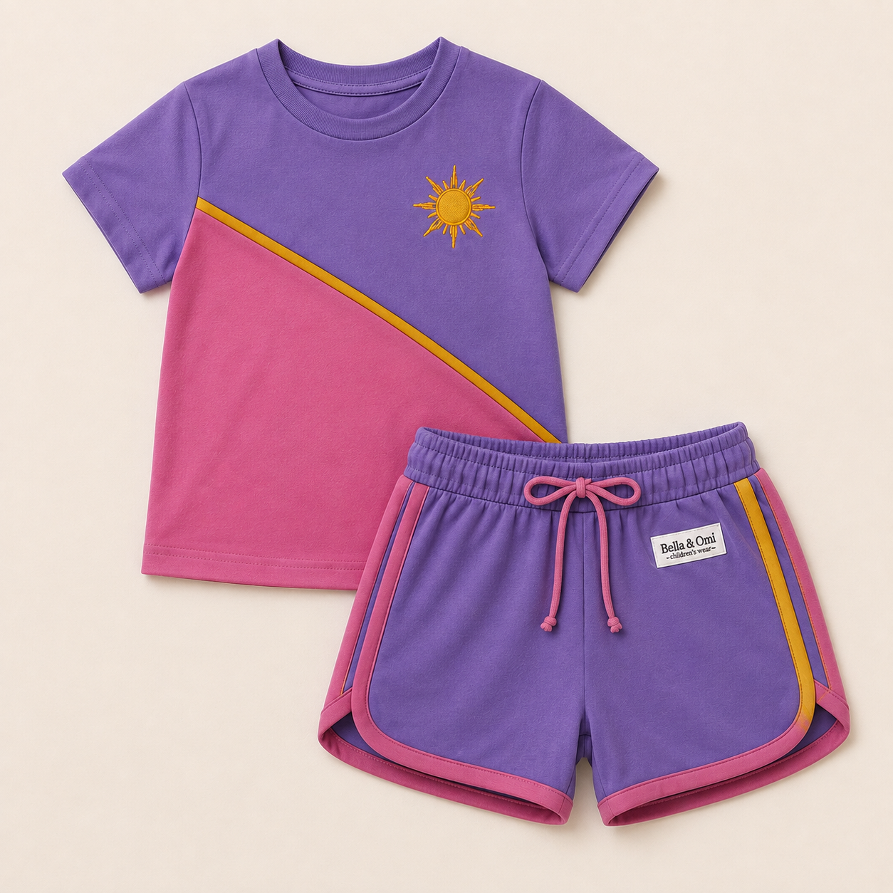 (2026 Princess Bamboo Sets) Little Dreamer Short Sleeve Set